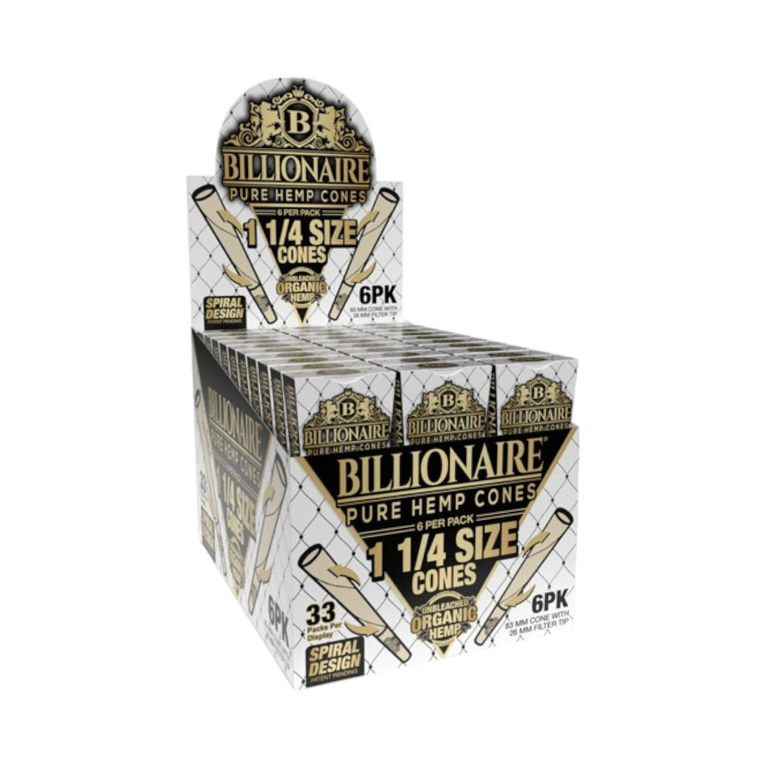 Billionaire Hemp Cones – 33 Pack