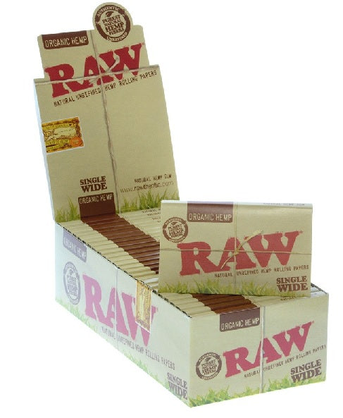 Raw Paper Single Wide Organic 25ct Display