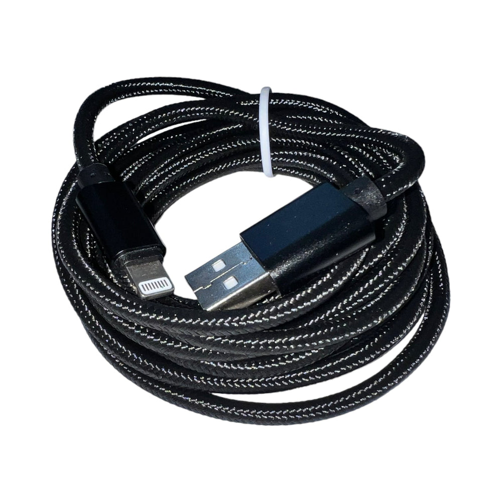 10ft iPhone to USB Cable Reval Distributor Black 10-Pack