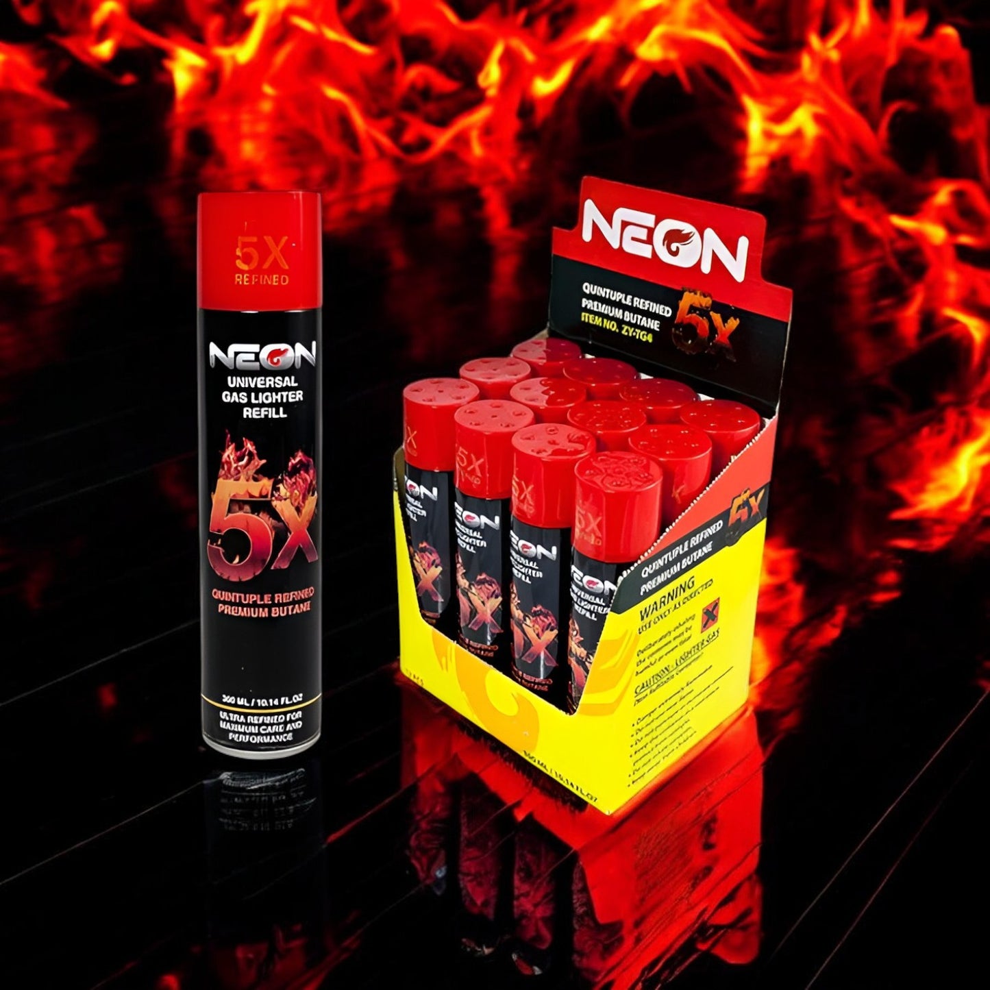 Neon Butane Lighter Refill 10.14oz