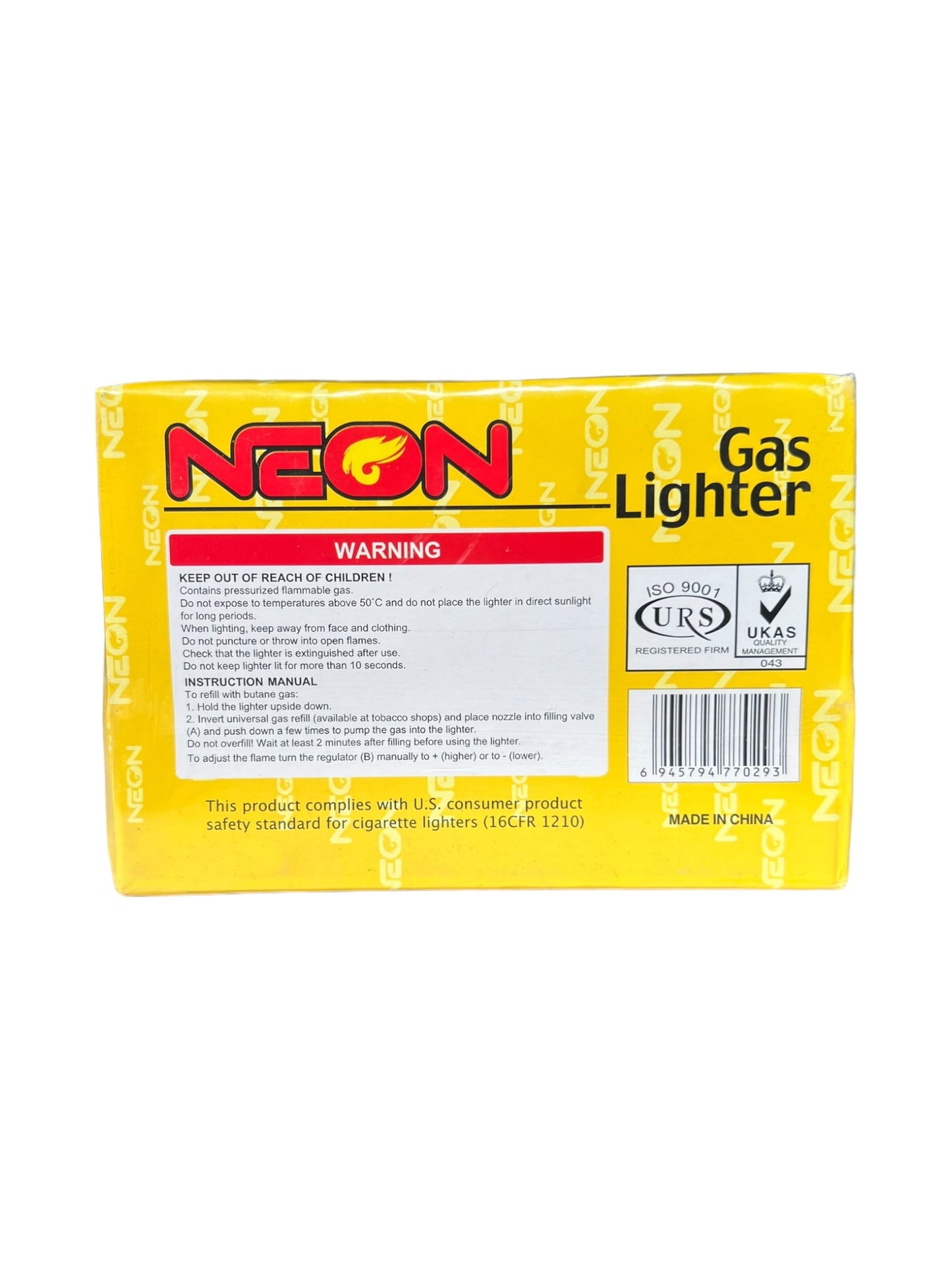 Neon Gas Lighters 50-Pack