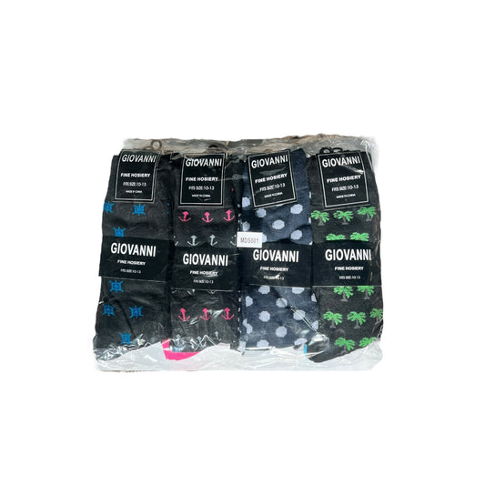 Giovanni Fine Hosiery Size 10-13 Socks | 12ct