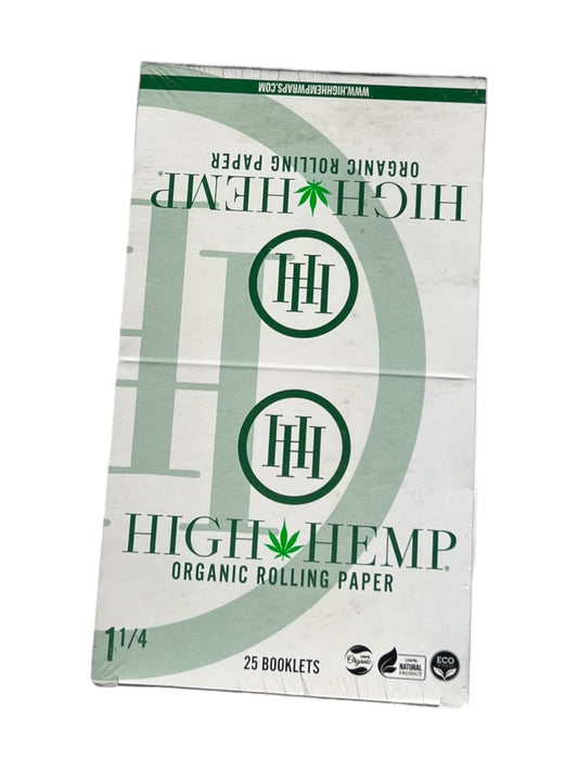 High Hemp Organic Rolling Paper 1 1/4 25-Pack
