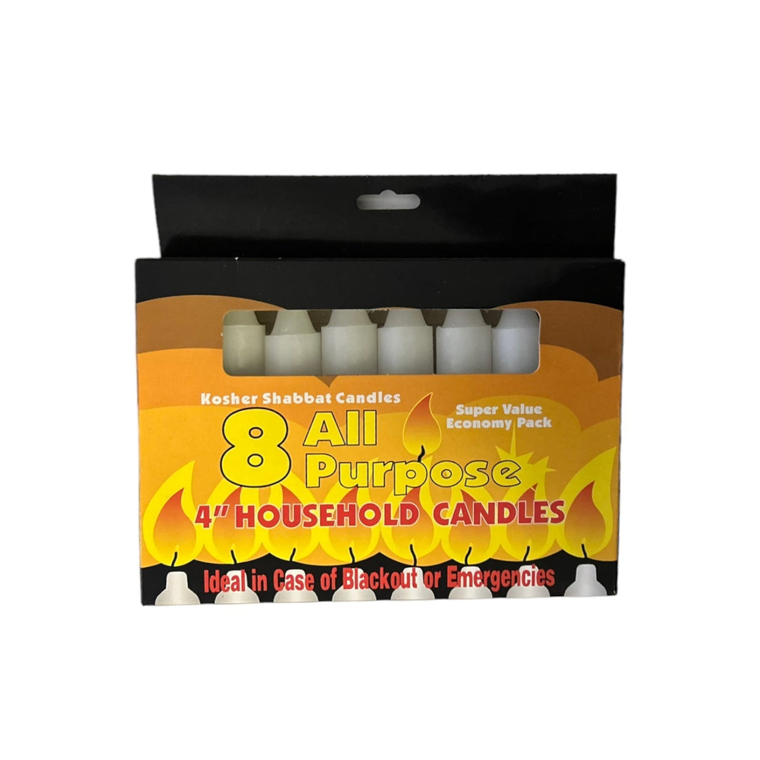 8 count 4" Household Candles Reval Distributor