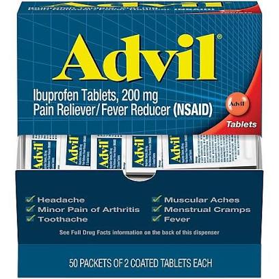 Advil 50ct 2pk Reval Distributor