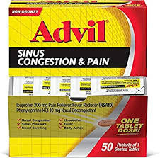 Advil Sinus 50 ct Reval Distributor