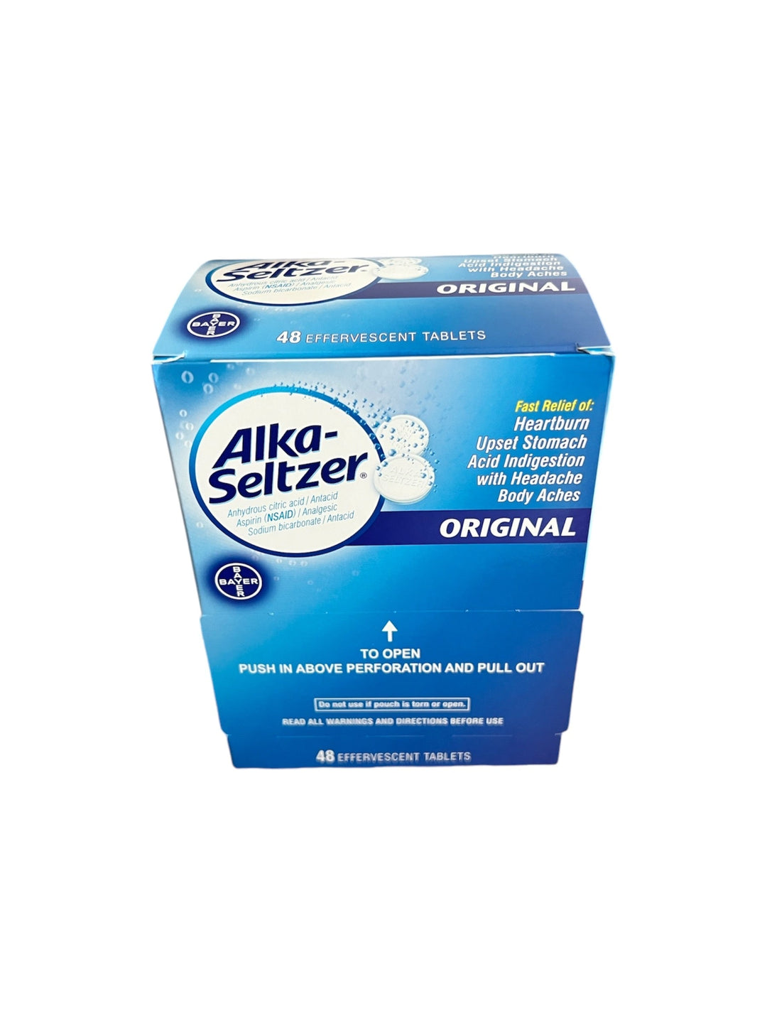 Alka Seltzer Original Reval Distributor 24 Packs of 2