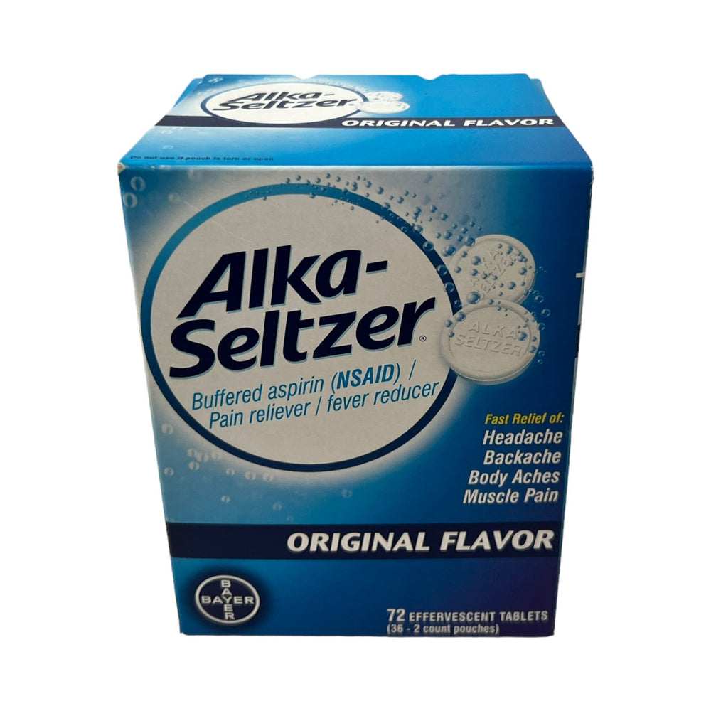 Alka Seltzer Original Reval Distributor 36 Packs of 2