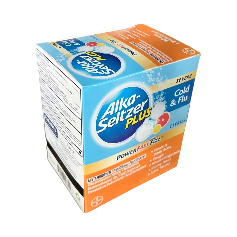 Alka seltzer plus cold 20ct 2pk Reval Distributor