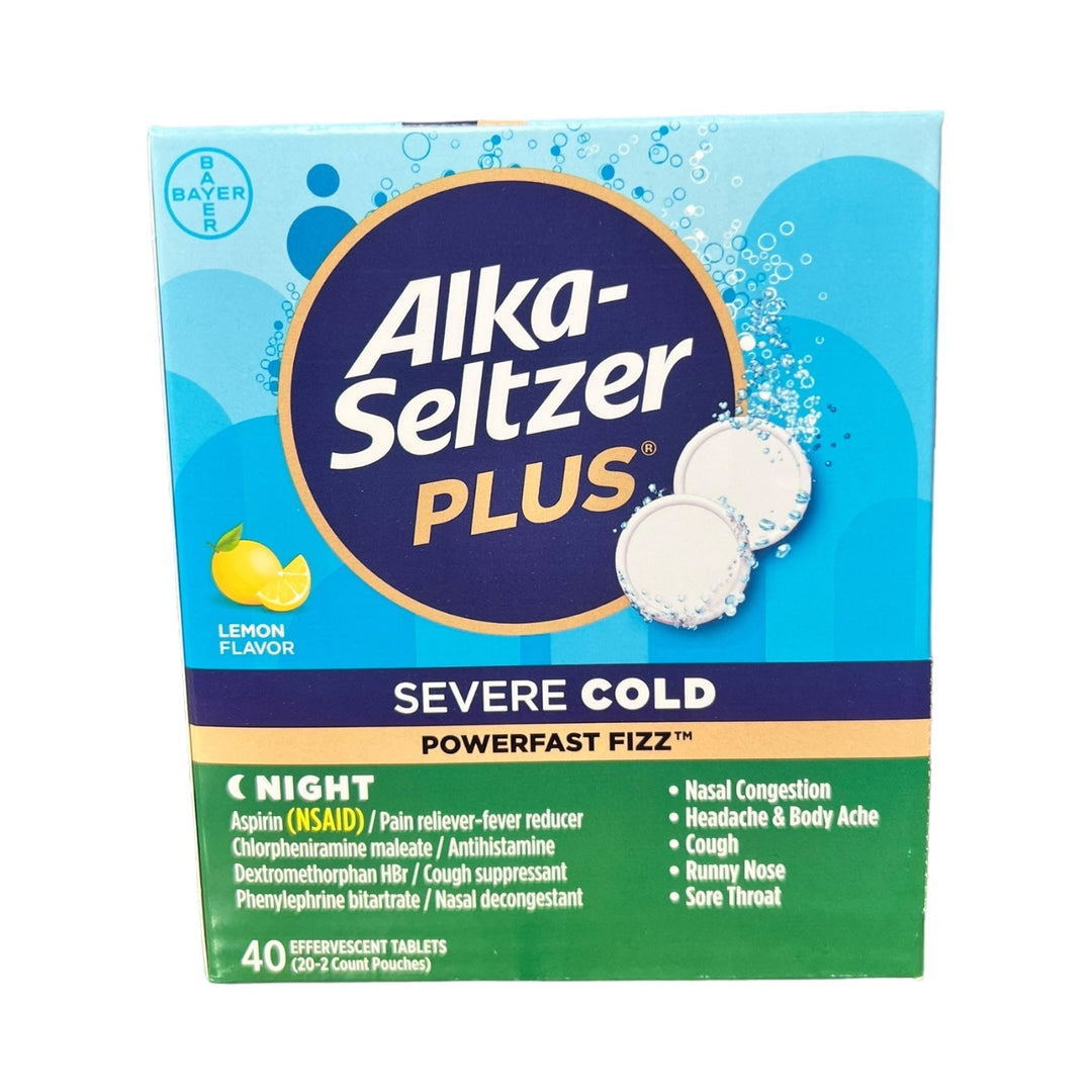 Alka seltzer plus cold 20ct 2pk Reval Distributor Night Time