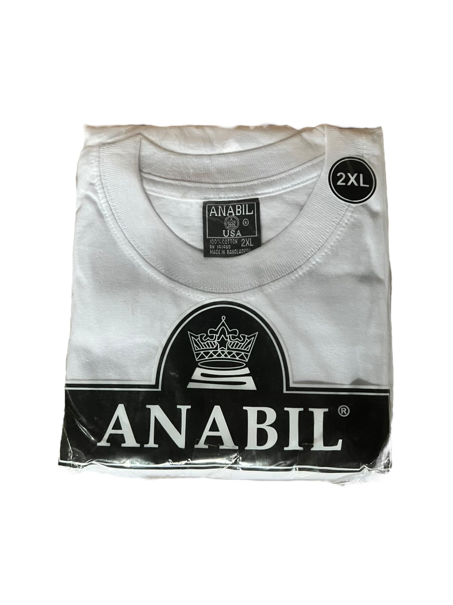 Anabil T shirt Crew Neck 6 ct Reval Distributor