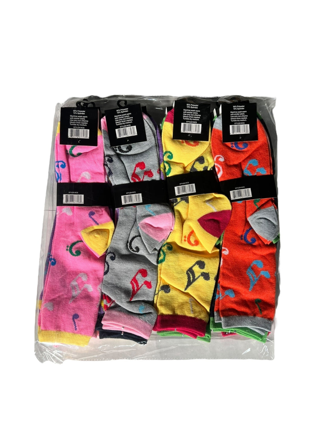 Angel Fashion Socks Size 9-11 12-Pairs