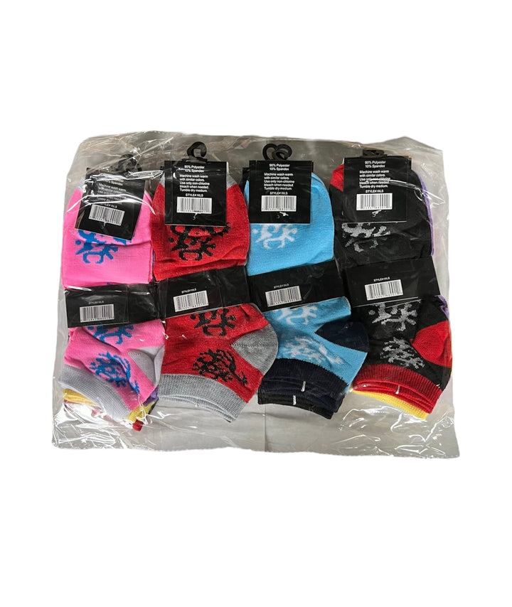 Angel Fashion Socks Size 9-11 12-Pairs