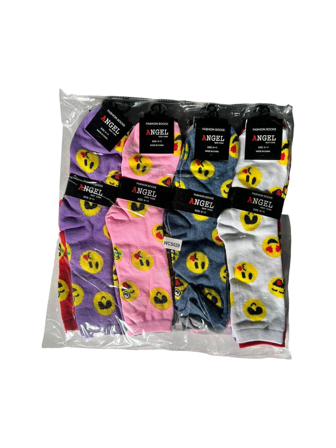 Angel Fashion Socks Size 9-11 12-Pairs