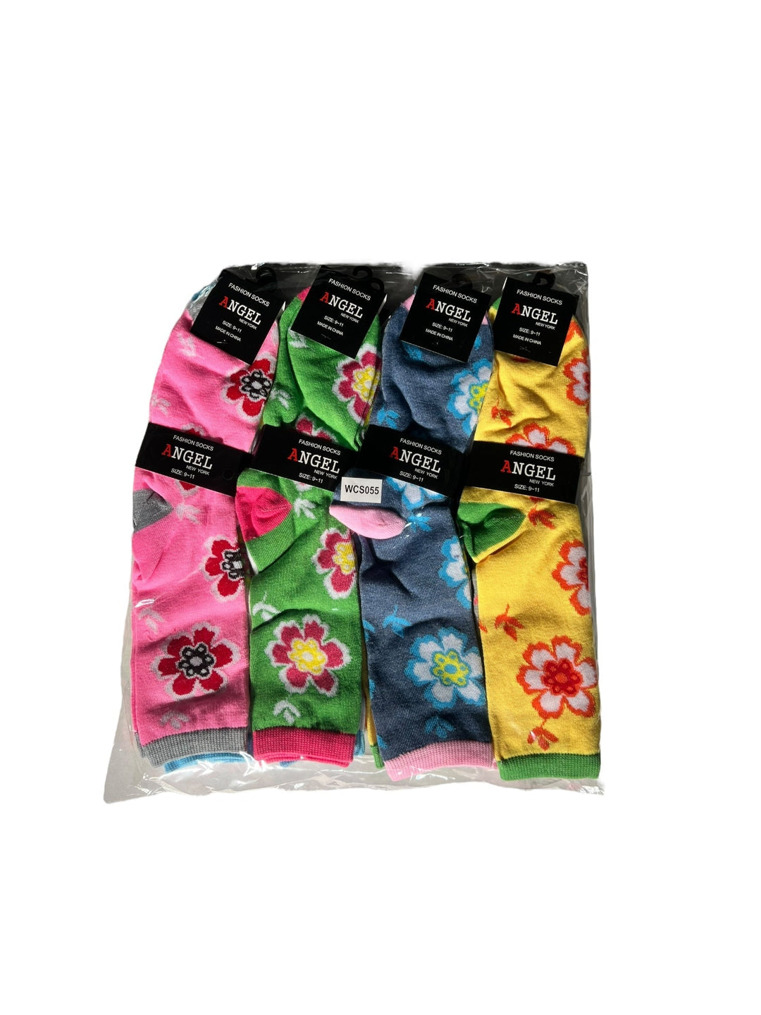 Angel Fashion Socks Size 9-11 12-Pairs Reval Distributor WCS055