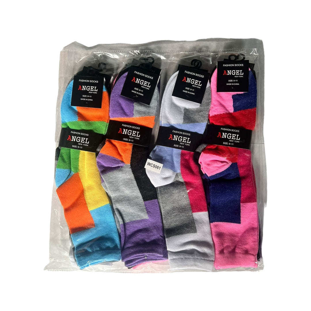 Angel Fashion Socks Size 9-11 12-Pairs Reval Distributor WCS061