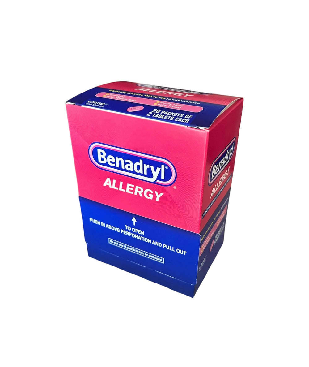 Benadryl Allergy Reval Distributor 20 Packs of 2