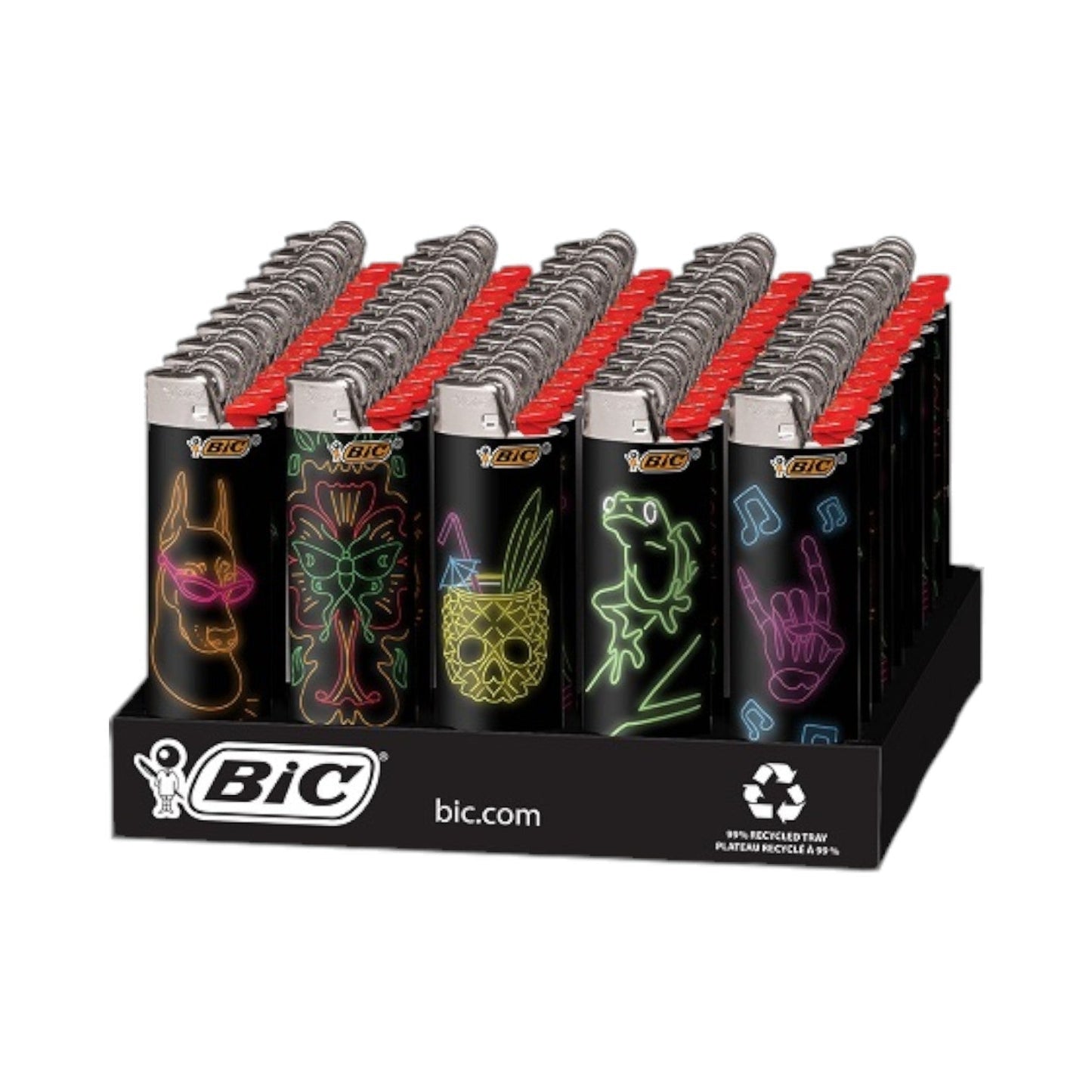 Bic Lighters Reval Distributor Neon 1-Piece