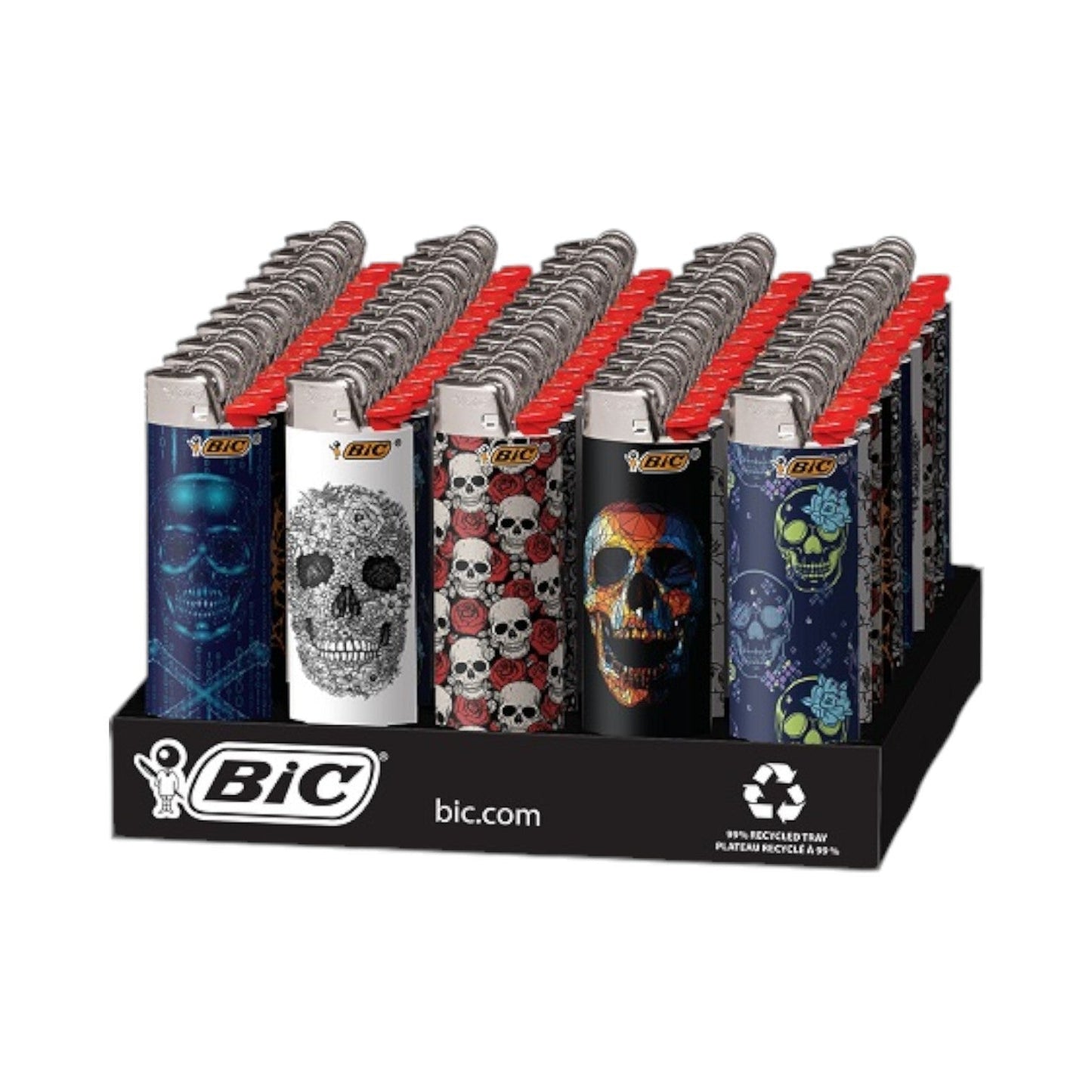 Bic Lighters Reval Distributor Skulls 1-Piece