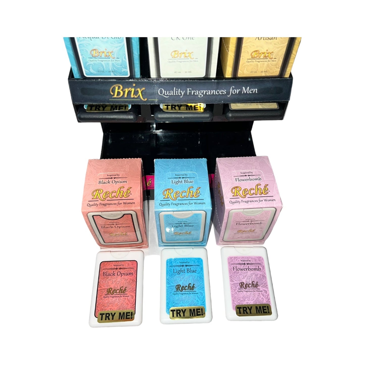 Brix Fragrances Display Reval Distributor