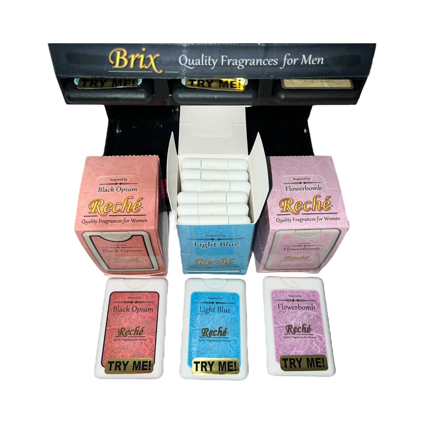 Brix Fragrances Display Reval Distributor