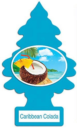 Car Freshener Little Trees 24 ct Reval Distributor Caribbean Colada