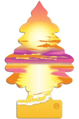 Car Freshener Little Trees 24 ct Reval Distributor Sunset Beach