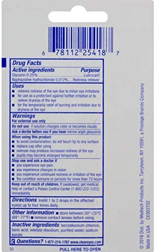 Clear Eyes 0.2oz Eye Drops Reval Distributor