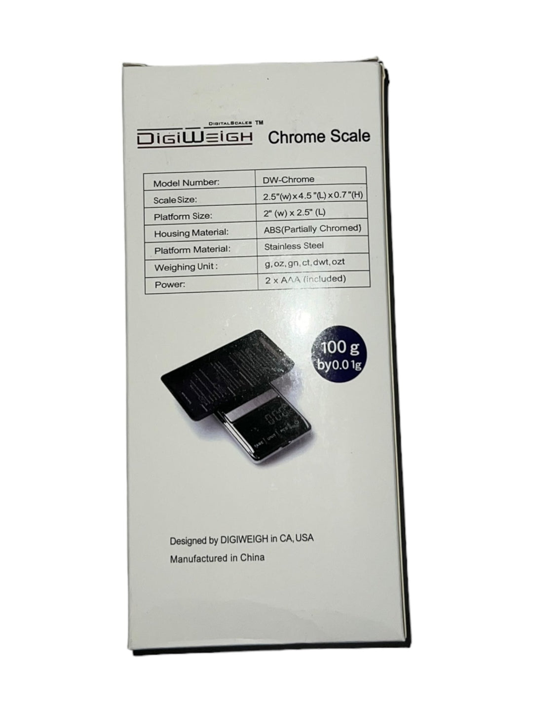 DigiWeigh Chrome Scale Reval Distributor