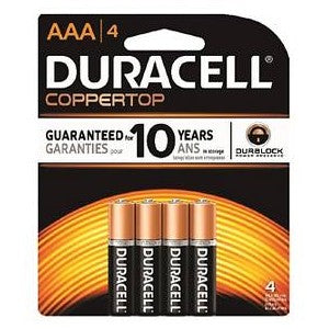 Duracell AAA 4pk | 18ct Reval Distributor 1-Pack of 4 | 4 Batteries |