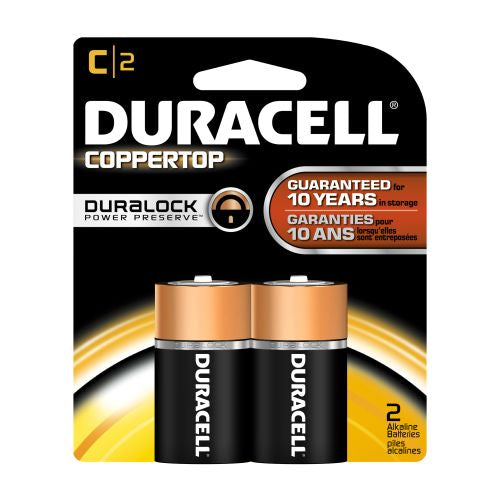 Duracell C 2pk | 8ct Reval Distributor 1-Pack of 2 | 2 Batteries |