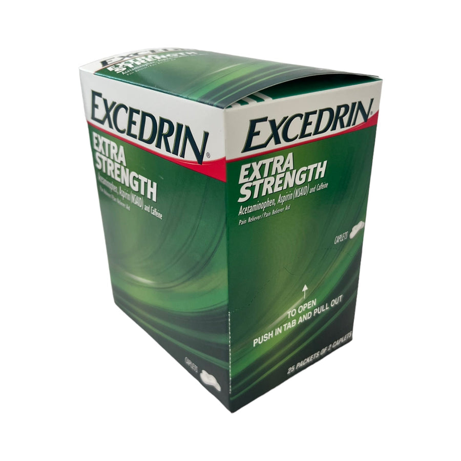 Excedrin Extra Strength 25 Packs 2ct Reval Distributor