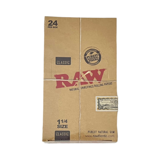 Raw Paper Classic 1 1/4 24ct With Display