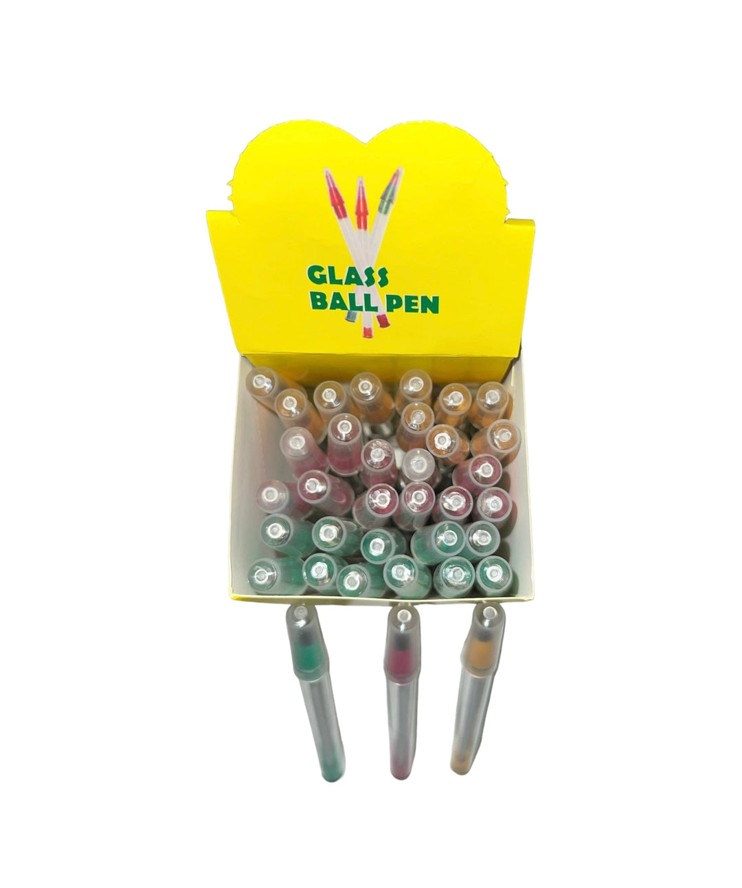 Glass Pens Display 36 ct Reval Distributor