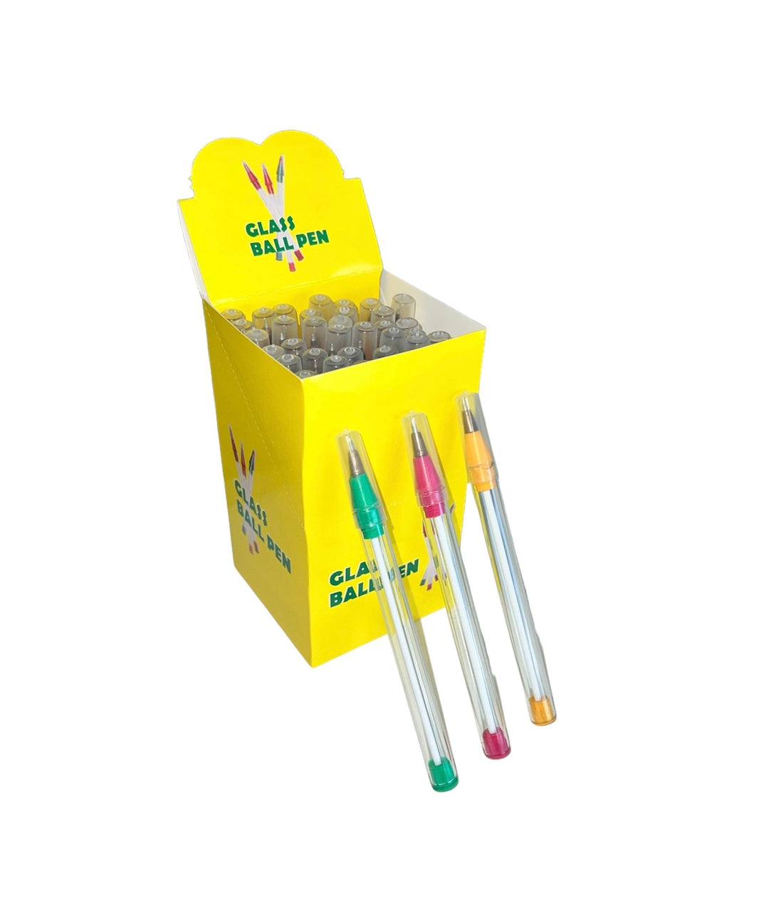 Glass Pens Display 36 ct Reval Distributor