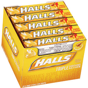 Halls 9-Piece 20ct Reval Distributor Honey-Lemon