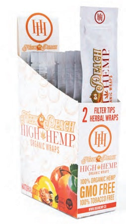 High Hemp 25-Pack With Display Reval Distributor Fuzzy Peach