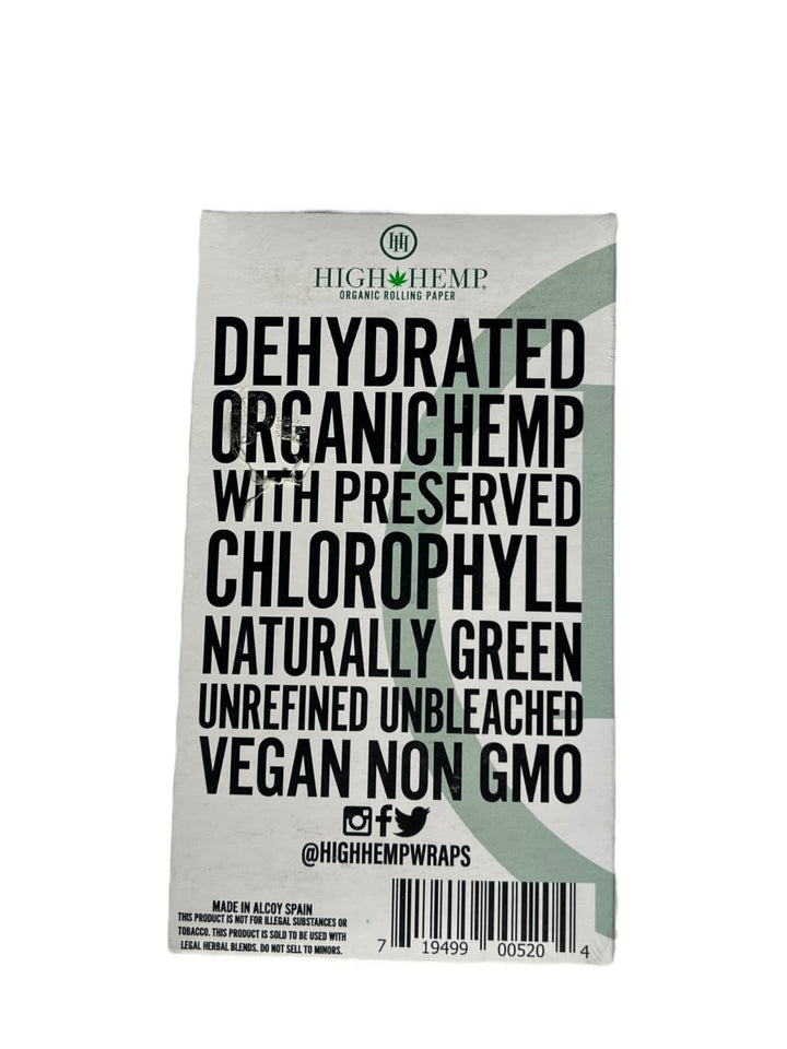 High Hemp Organic Rolling Paper 1 1/4 25-Pack Reval Distributor