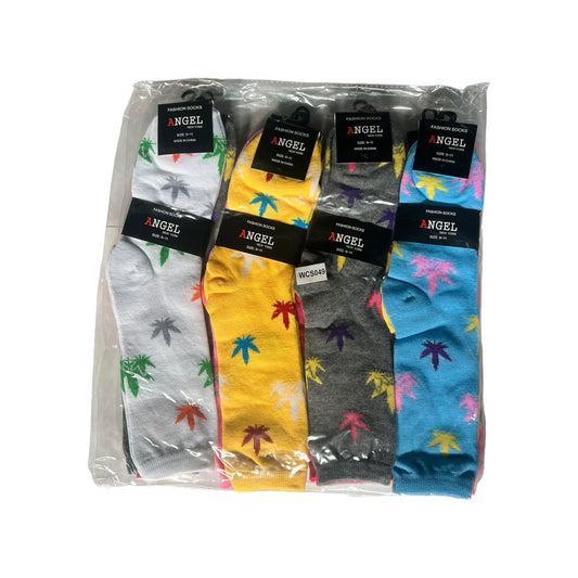 Angel Fashion Socks Size 9-11 12-Pairs