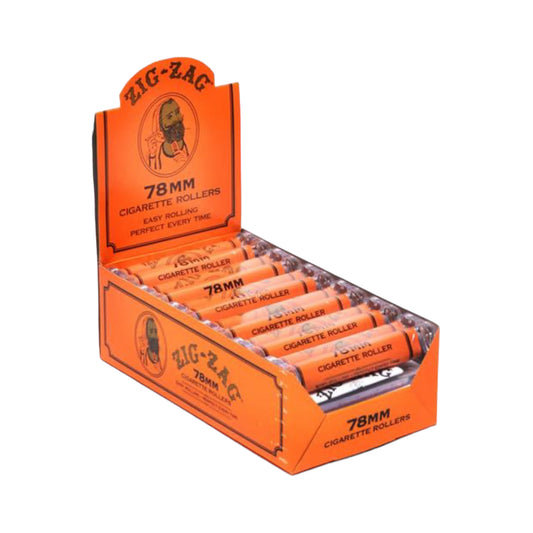 Zig Zag Cigarette Rollers 78MM Orange 12ct