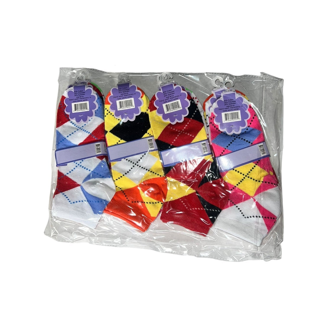 Jennifer Fashion Socks Size 9-11 12-Pairs Reval Distributor