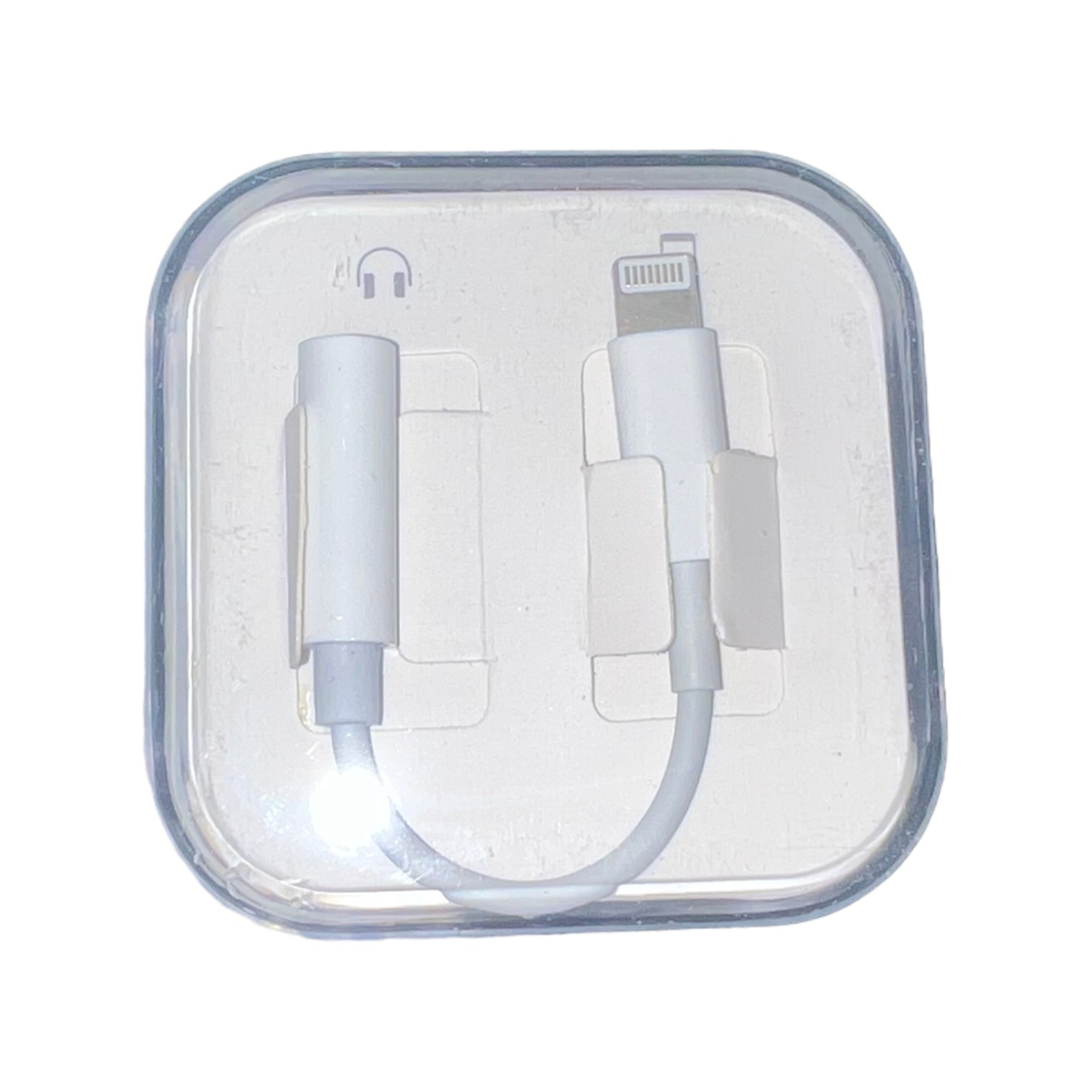 Lightning To Headphone Jack Adapter 12-Pack Reval Distributor Clear Box