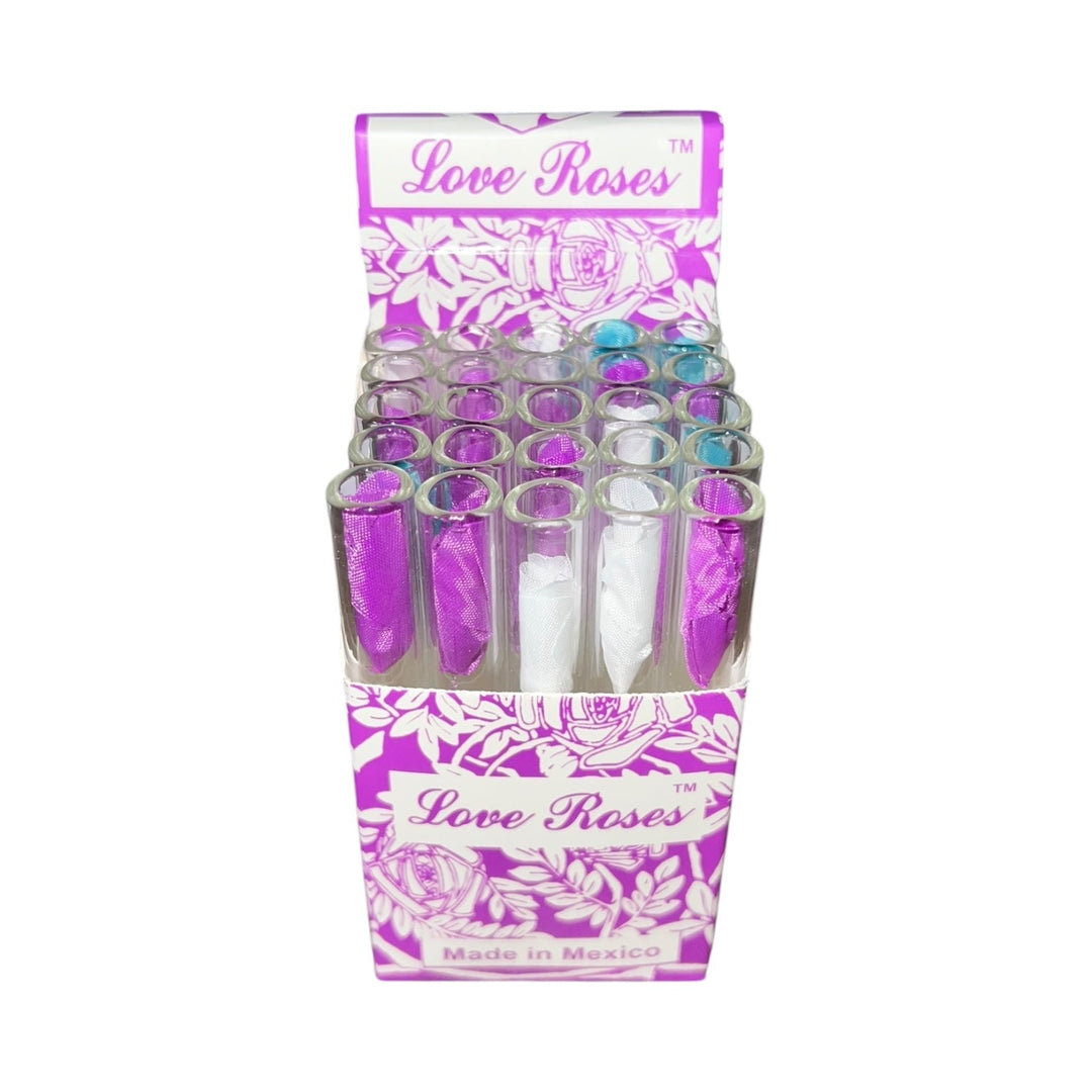 Love Roses Glass Purple 25ct Reval Distributor