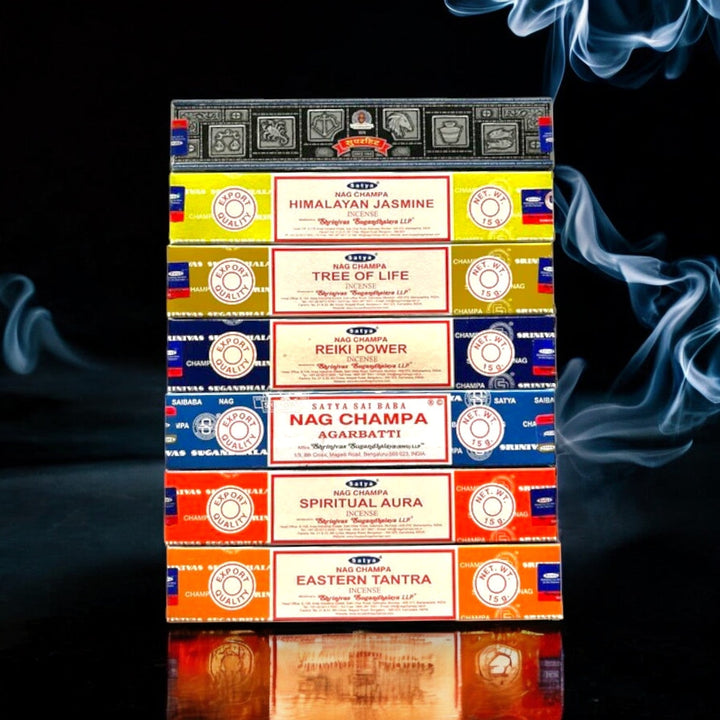 Nag Champa 7-Pack Incense Collection – 15g Packs Reval Distributor