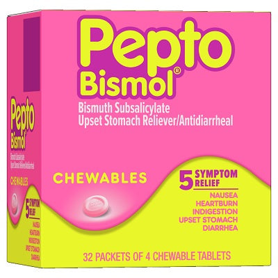 Pepto Bismol 4pk 32 ct Reval Distributor