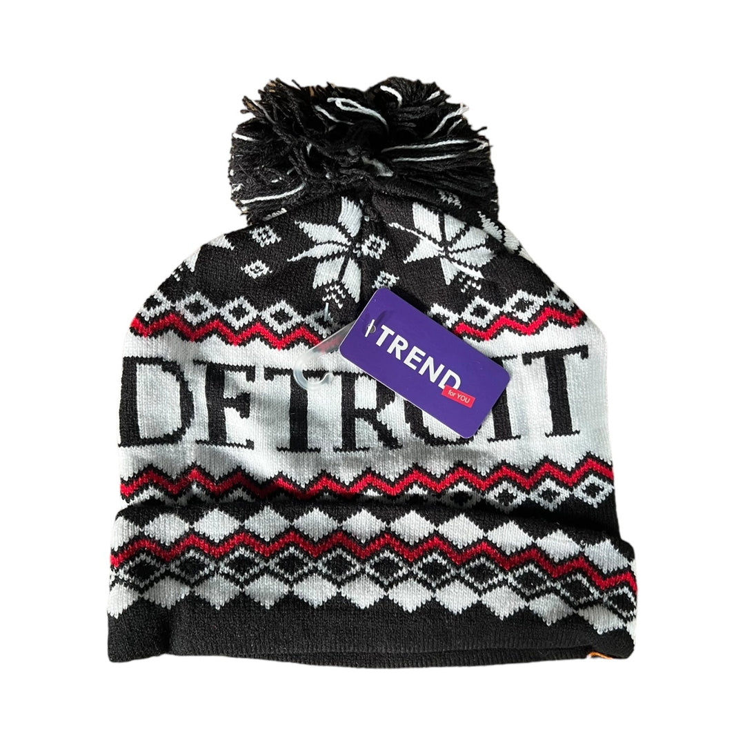 Pom Pom Hats Detroit 12-Pack Reval Distributor Black