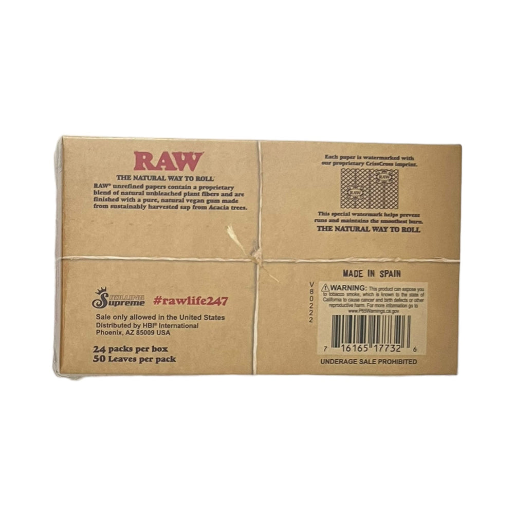 Raw Paper Classic 1 1/4 24ct With Display Reval Distributor