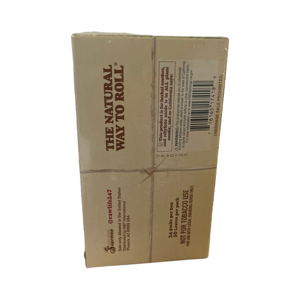 Raw Paper Organic 1 1/4 24ct With Display Reval Distributor