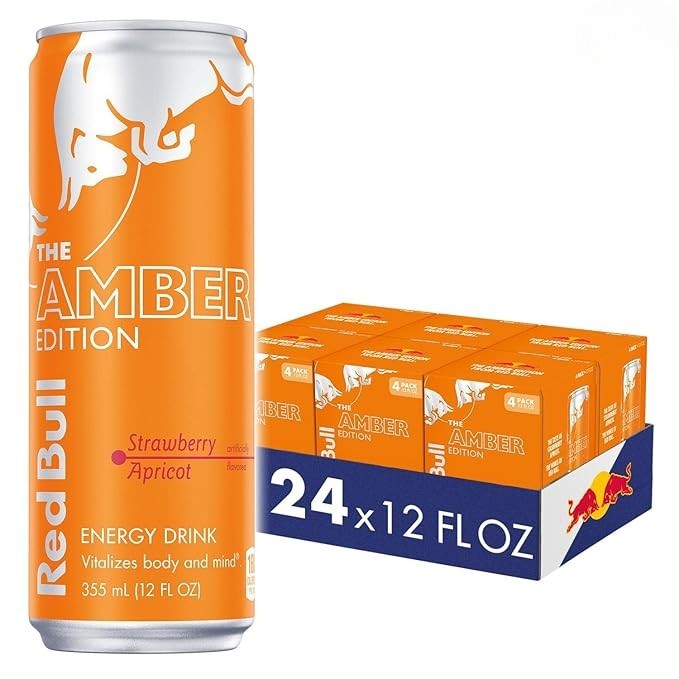 Red Bull Strawberry Apricot 12oz 24-Pack Reval Distributor