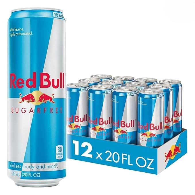 Red Bull Sugar Free 20oz 12-Pack Reval Distributor